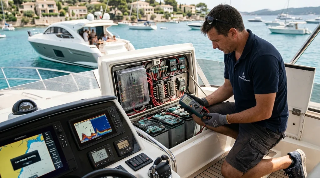 Fallos eléctricos más comunes en verano en barcos (y cómo evitarlos)