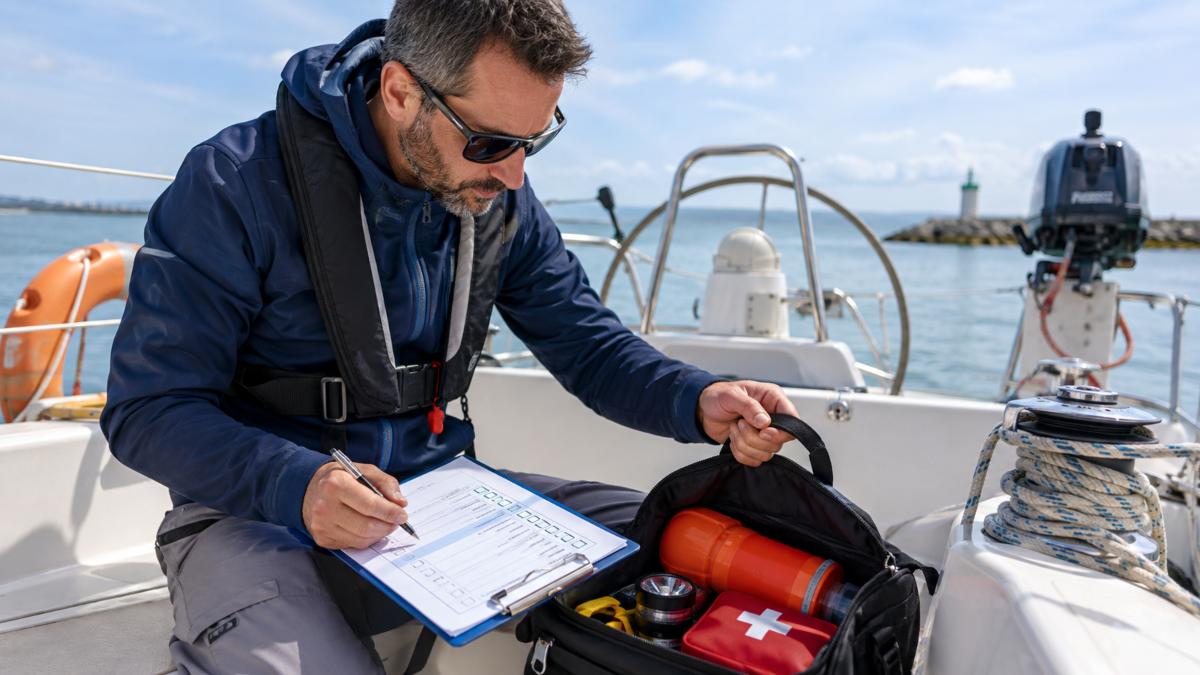 Checklist antes de navegar: revisión exprés en 15 minutos