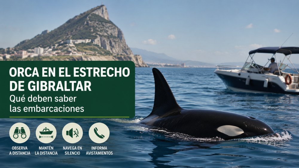 Orca en el Estrecho de Gibraltar