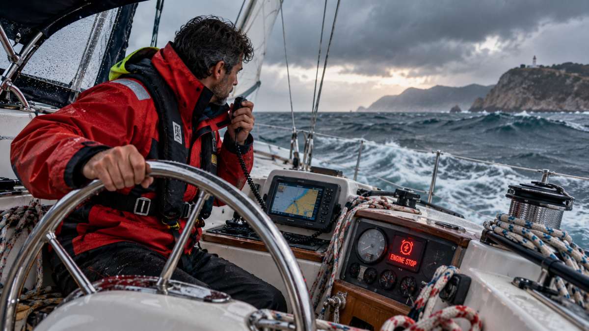 Qué hacer si el motor se para y el barco comienza a derivar