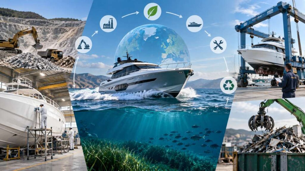 Huella ambiental de un barco: la náutica quiere medir todo su ciclo de vida