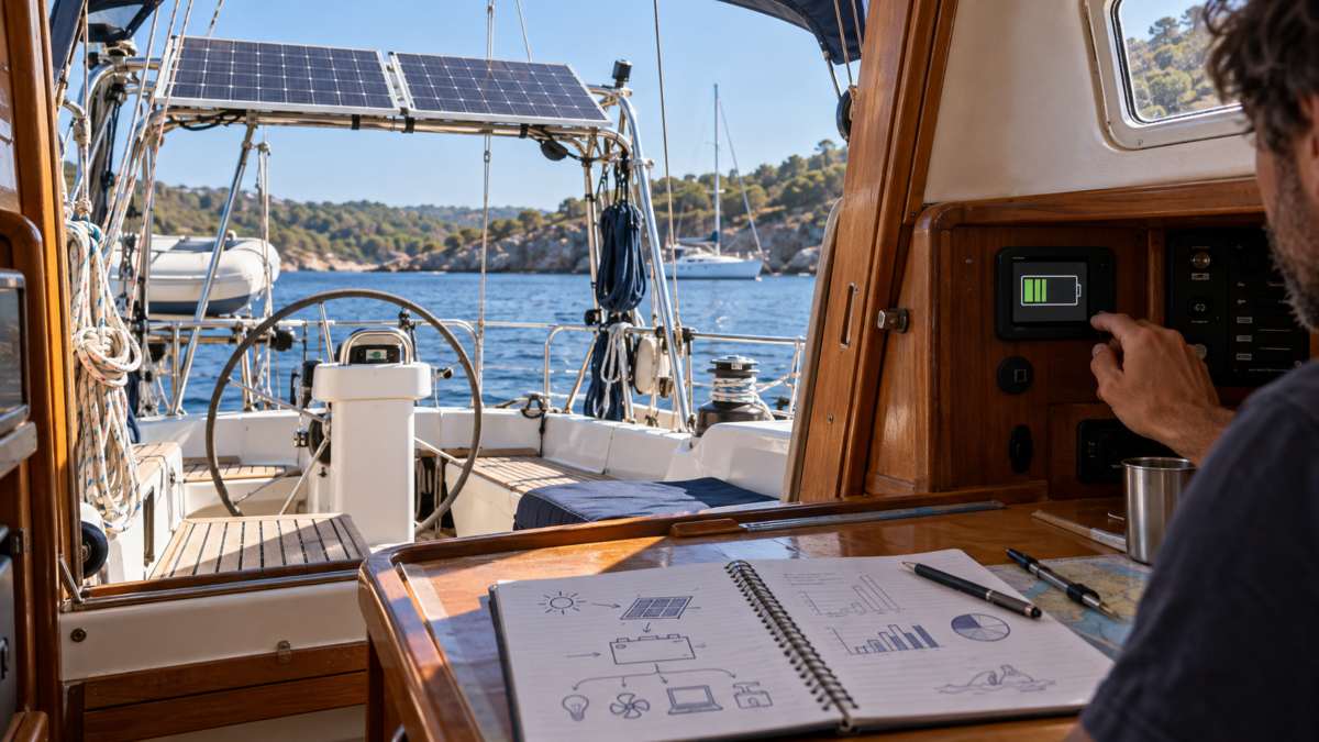 Autonomía solar en un barco: cómo calcularla y evaluar las promesas del fabricante